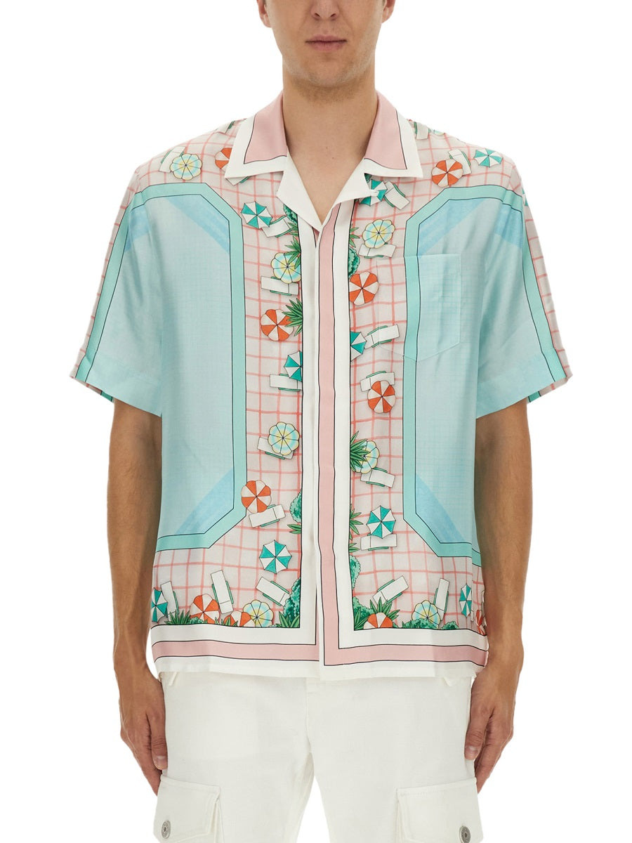 Casablanca Men Short-Sleeved Shirt - 1