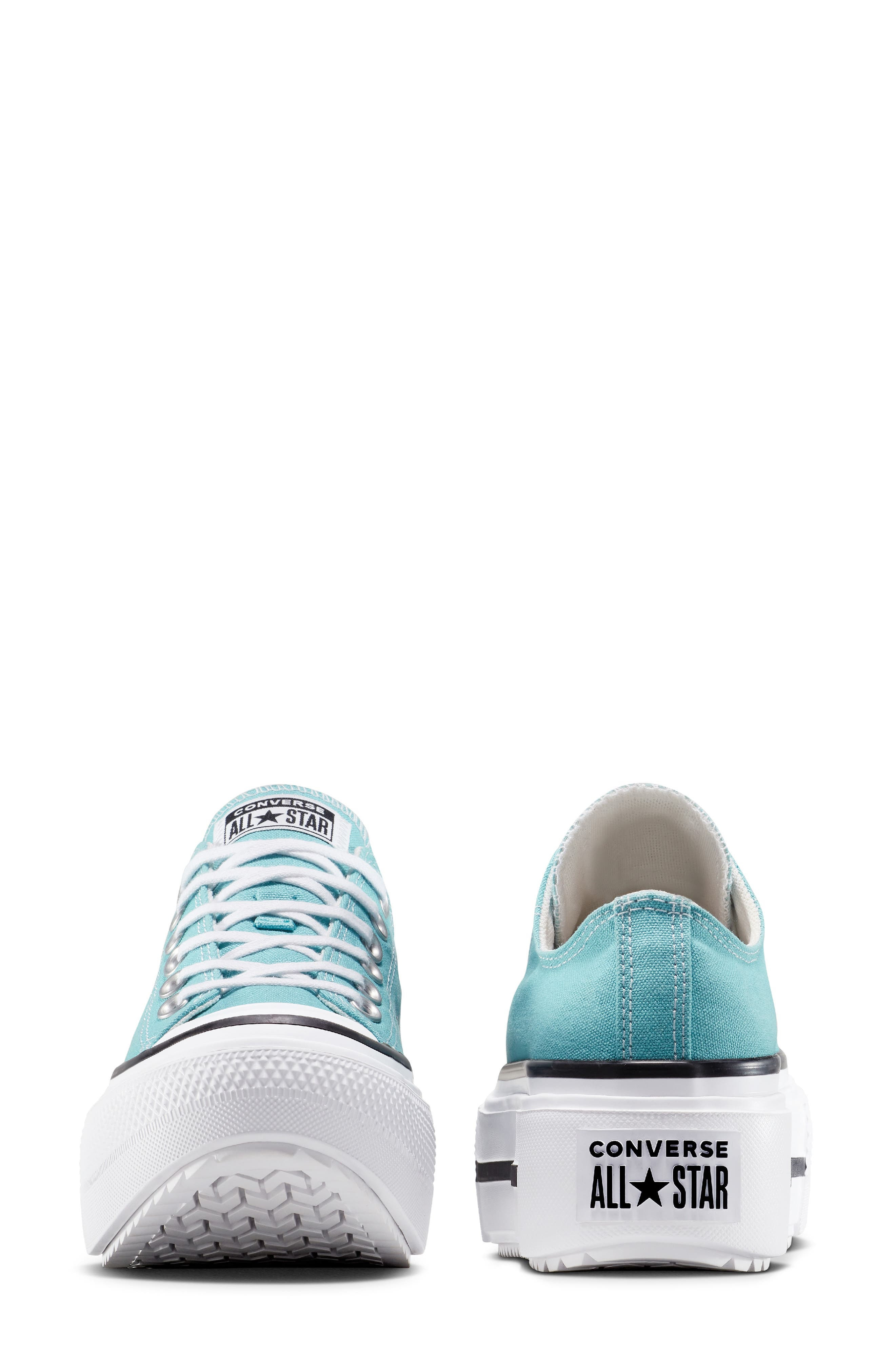 Converse Gender Inclusive Chuck Taylor All Star Lift Double Stack Low Top Platform Sneaker in Deja B - 8