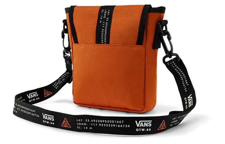 Vans 66 Supply Shoulder Bag 'Orange Black' VN0A4UTBNC8 - 3