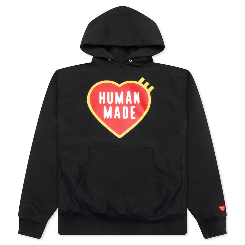 HEAVY WEIGHT HOODIE #2 - BLACK - 1