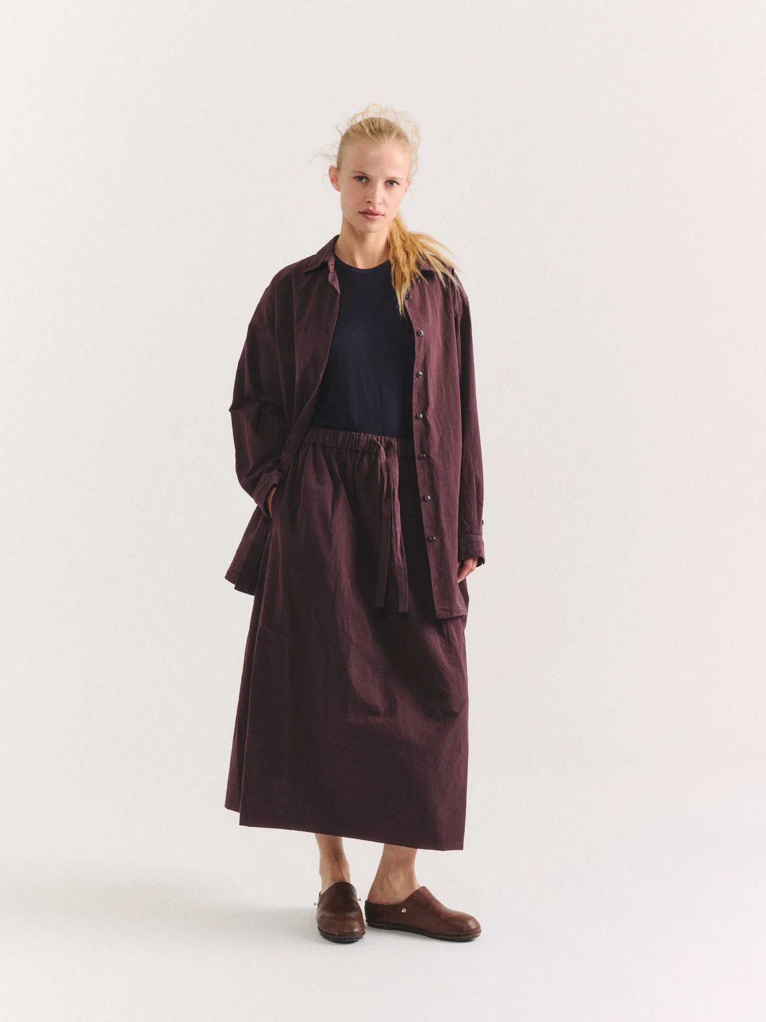JENNIE SKIRT - PAPER COT - EBONY - 1