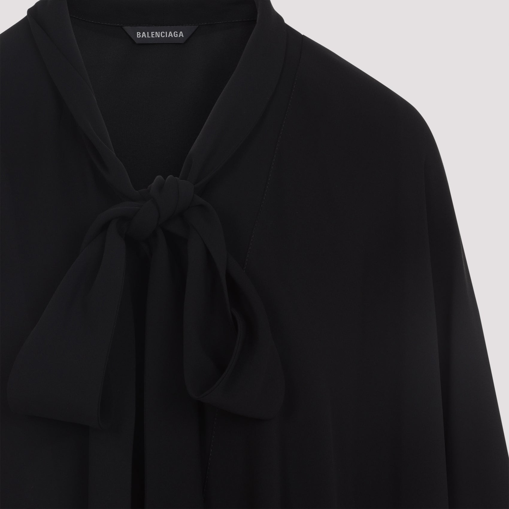 Balenciaga Scarf Blouse Women - 4