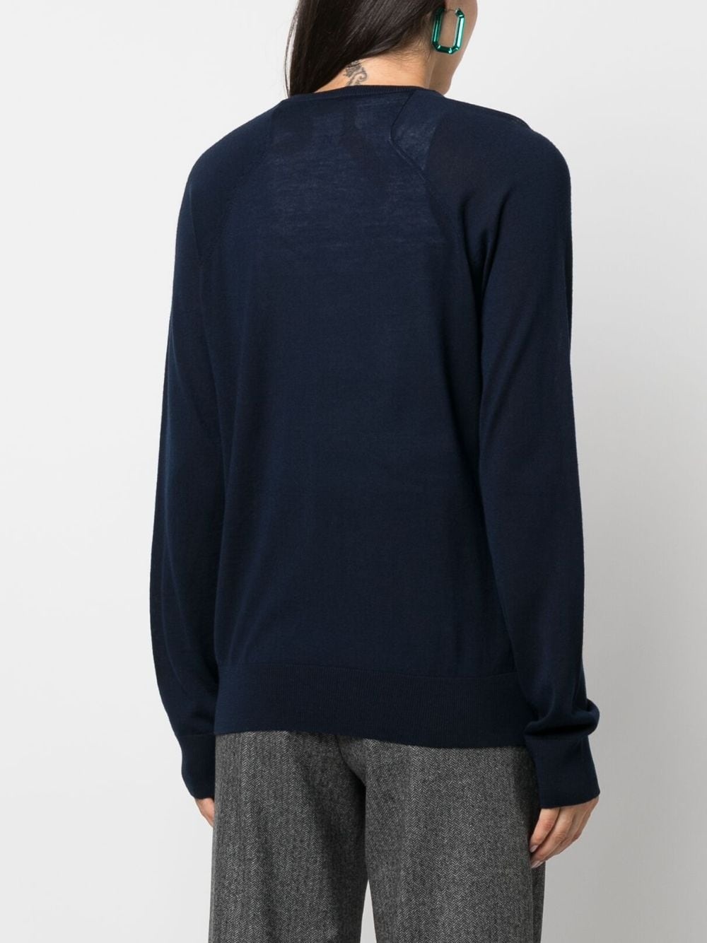 logo-patch virgin-wool jumper - 4