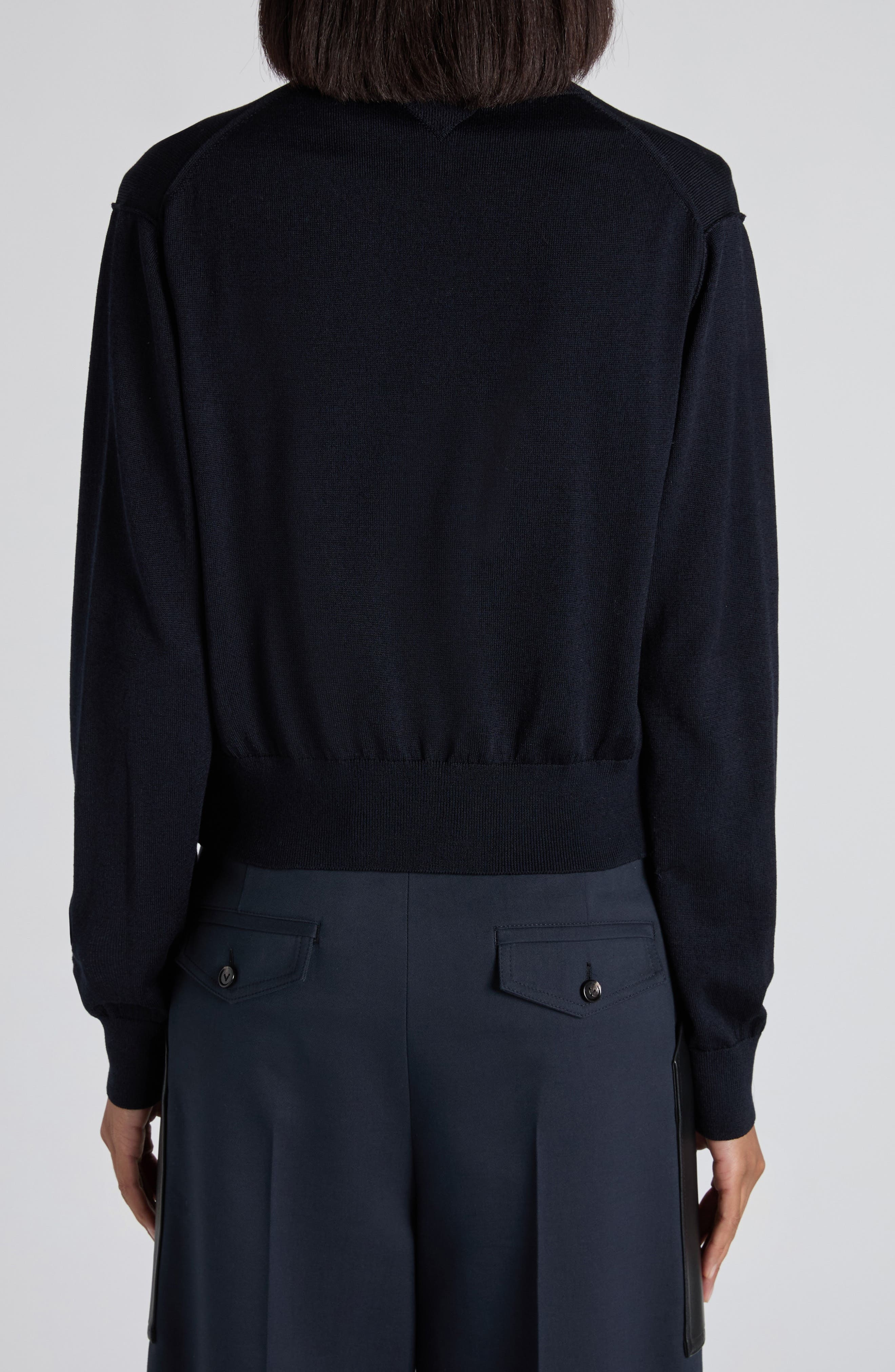 Bottega Veneta Knot Button Twin Set in 4121 Navy at Nordstrom - 3