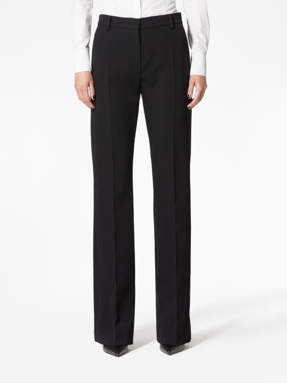 virgin wool tailored trousers - 3