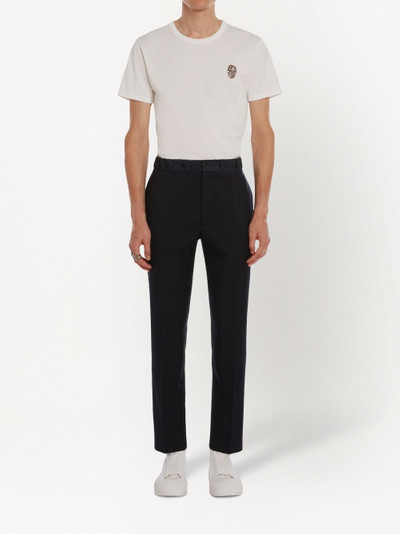 Alexander McQueen mid-rise straight leg trousers outlook