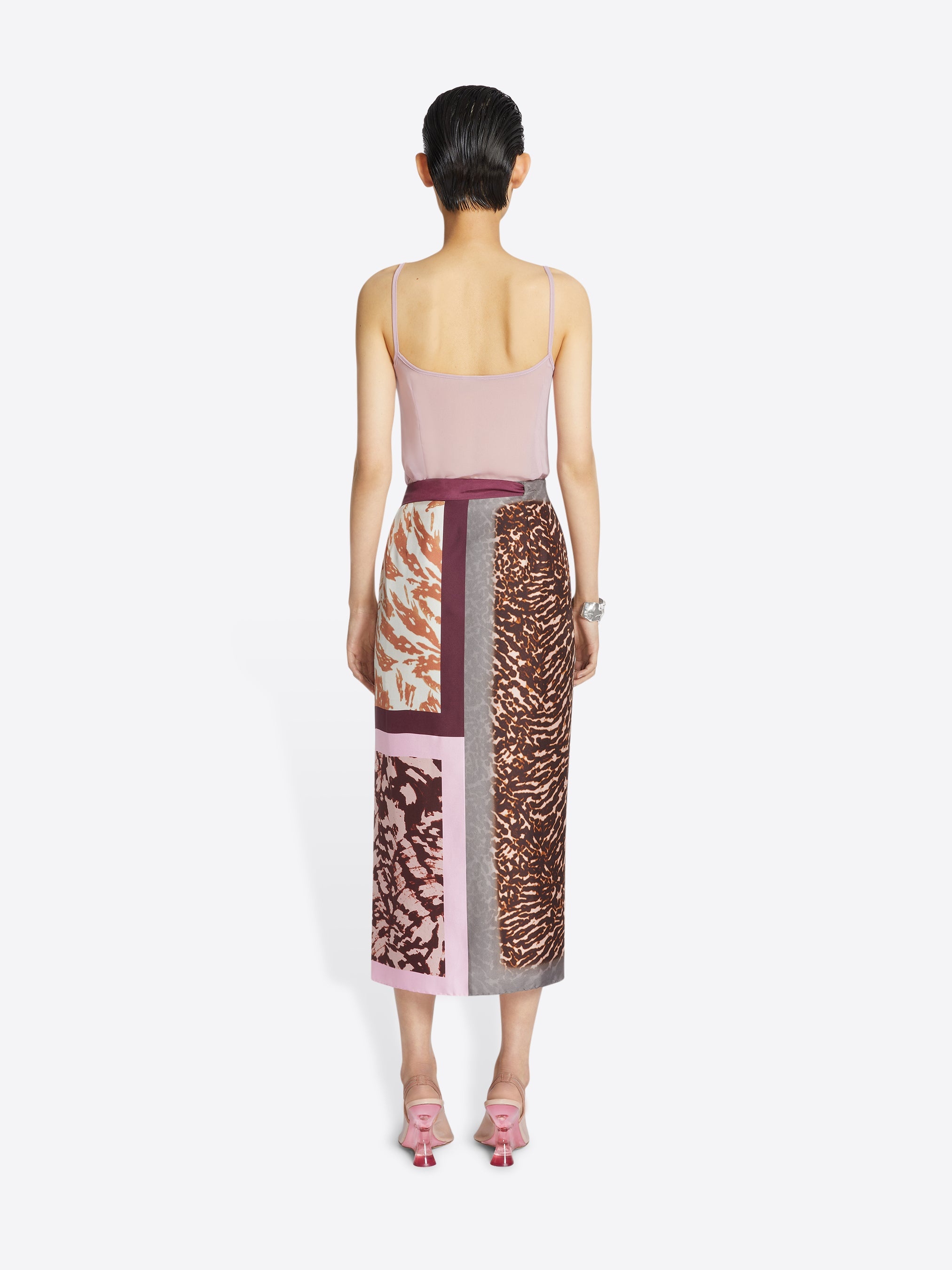 LONG WRAP SCARF-SKIRT - 4