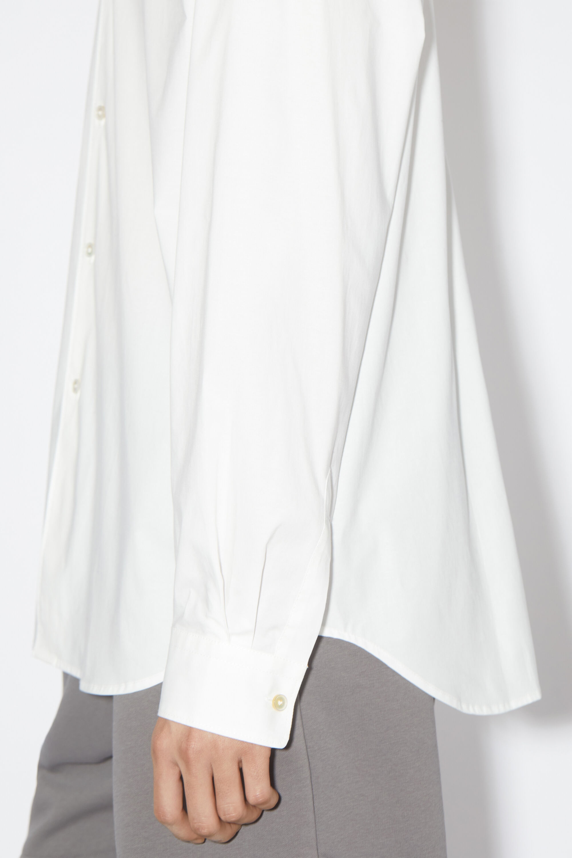 Button-up shirt - White - 4