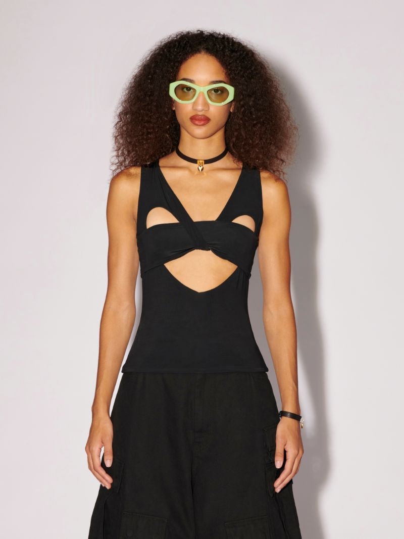 Heart Shaped Sleeveless Top - 3