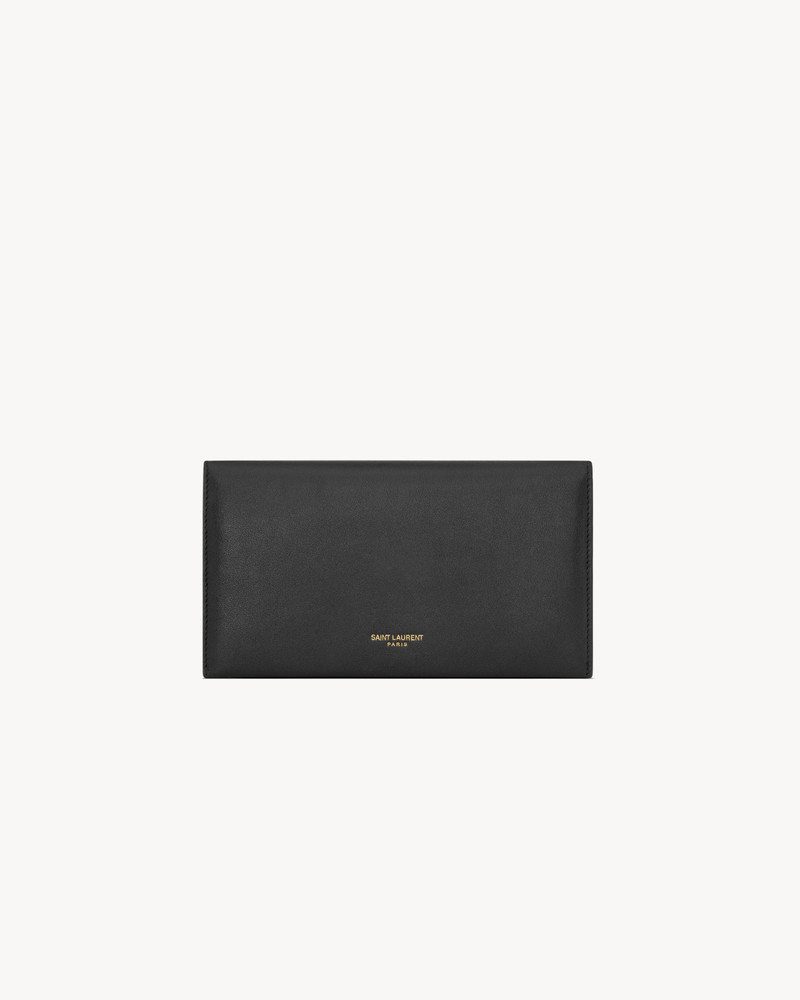 SAINT LAURENT LETTER LARGE WALLET IN LEATHER outlook