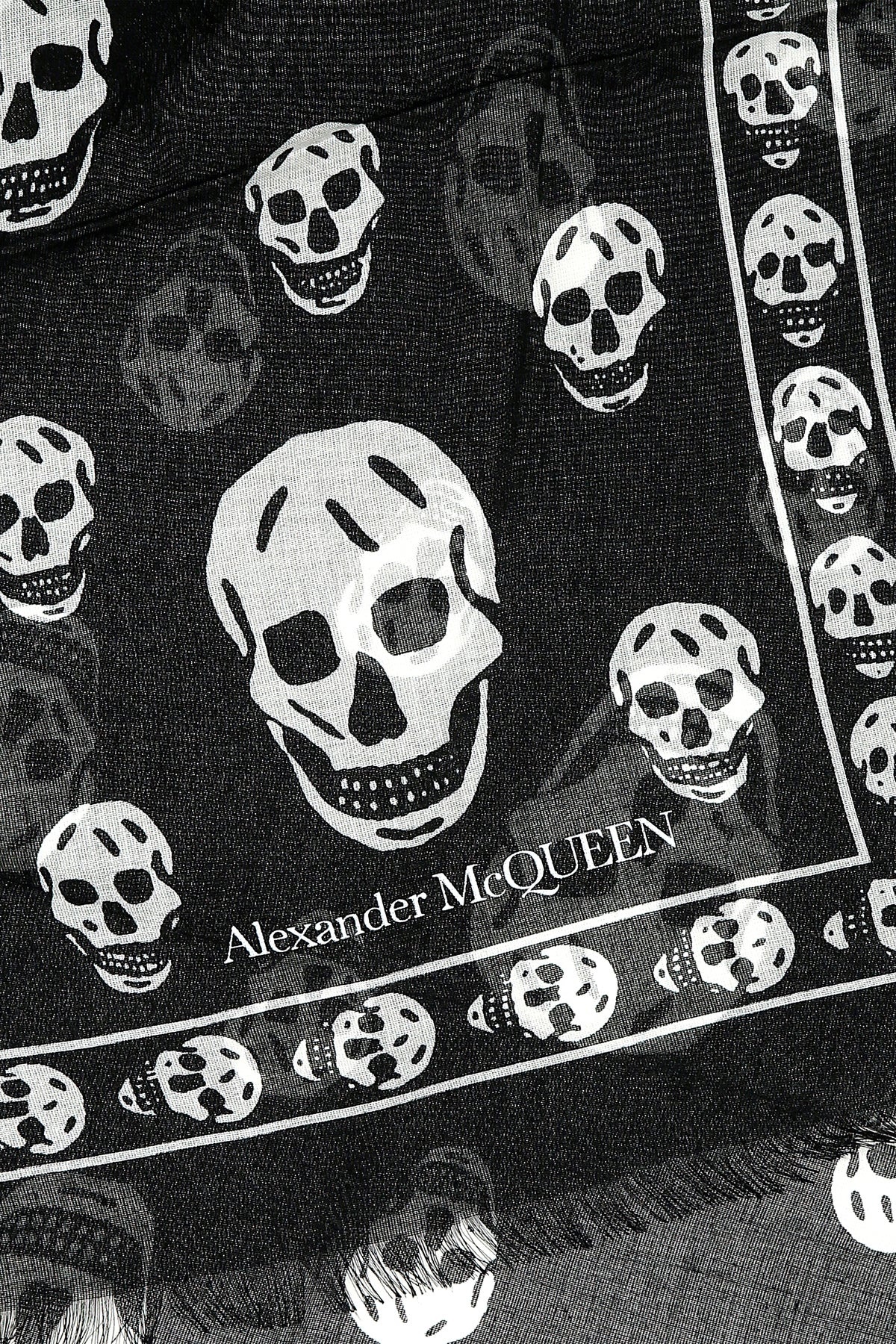 Printed chiffon foulard - 2