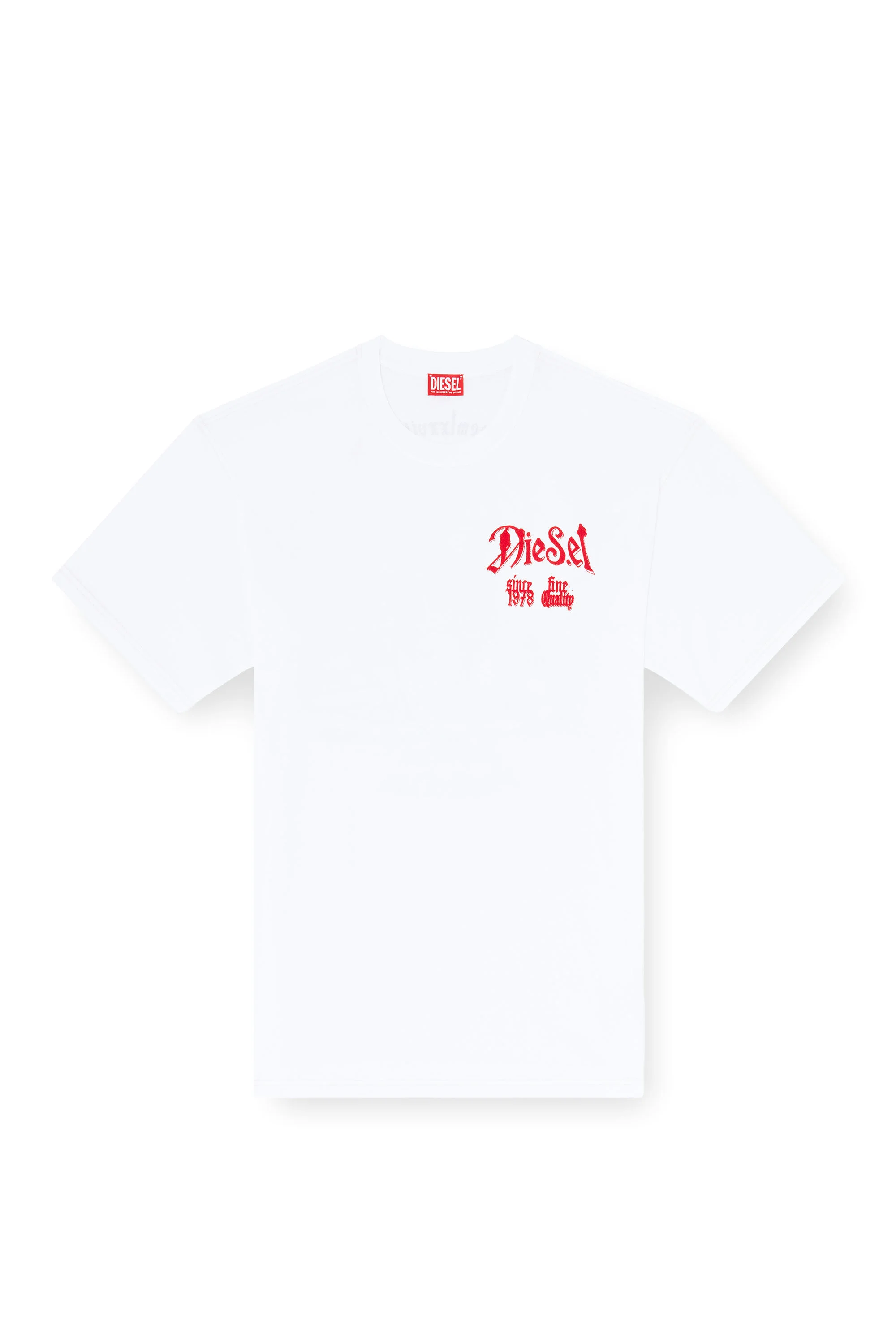 COTTON T-SHIRT WITH FLOCK GRAPHIC - 1