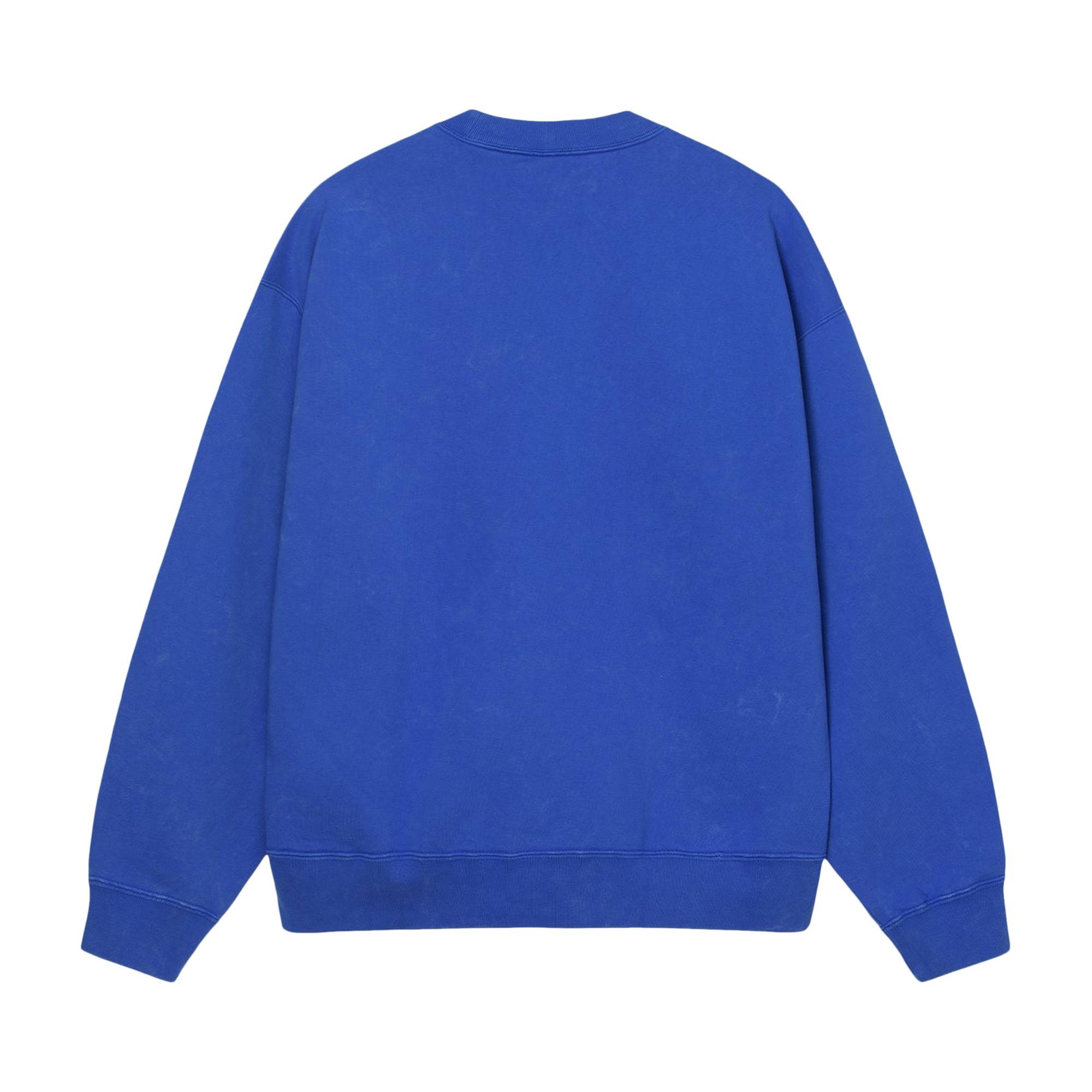 Stussy x Nike Fleece Crew 'Blue' - 2