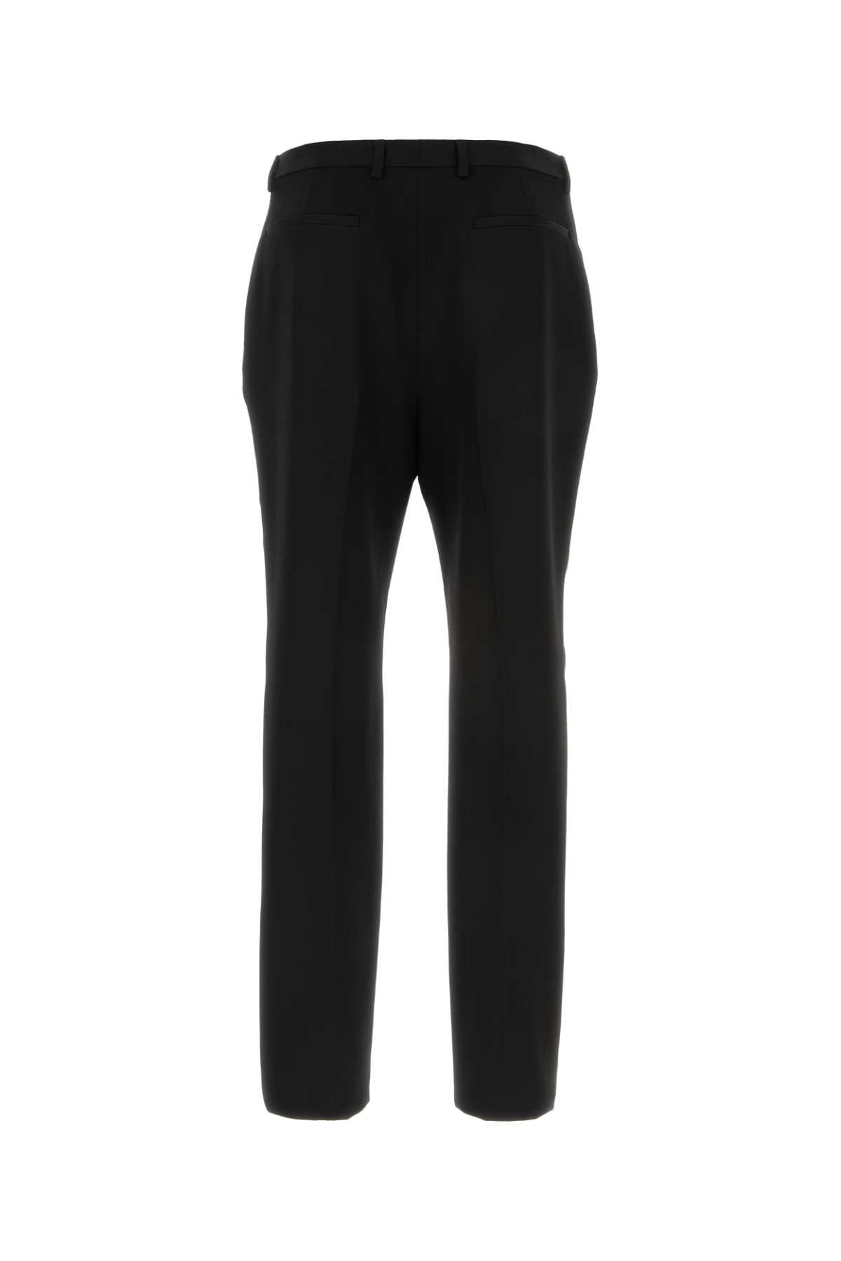 Saint Laurent Men Black Wool Pant - 2