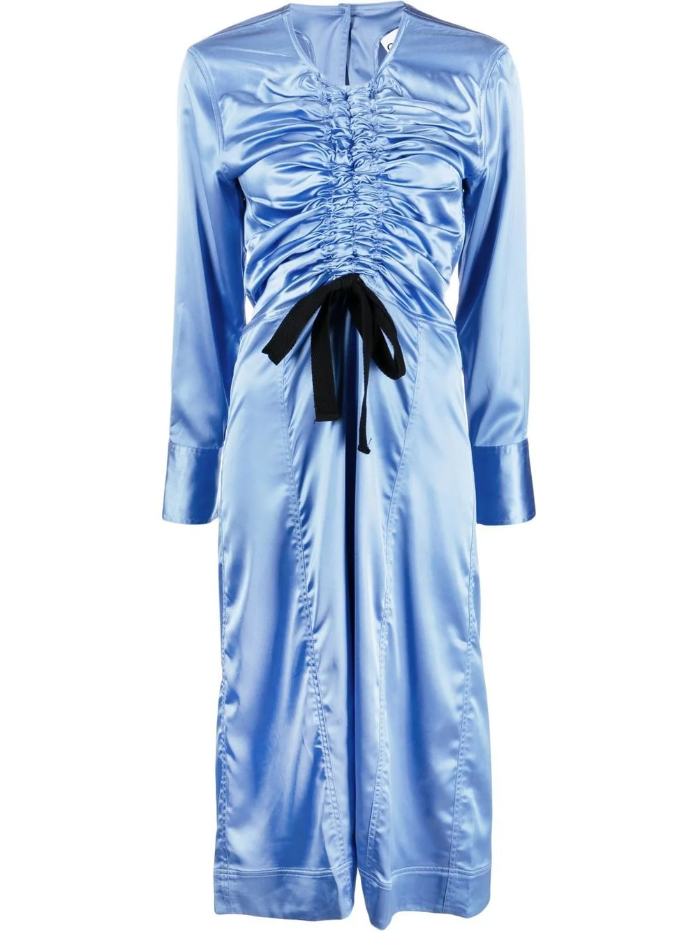 satin midi dress - 1