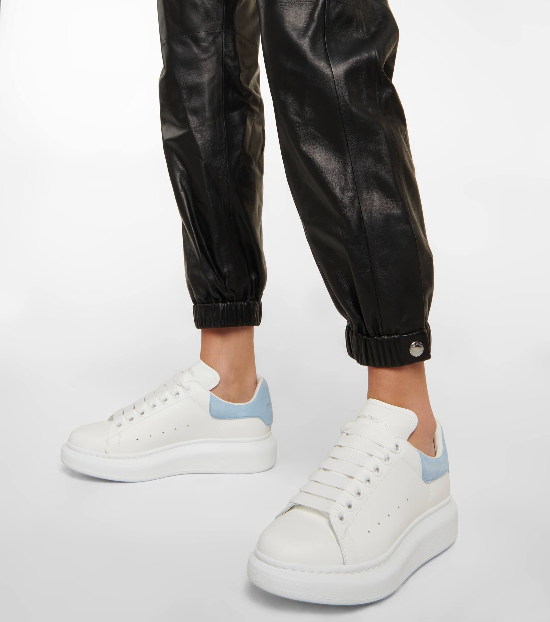 Leather sneakers - 4