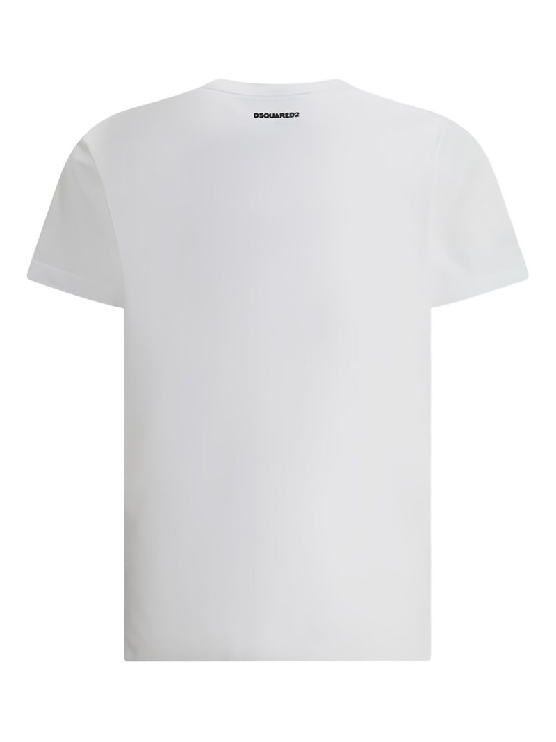 DSQUARED2 star-print cotton T-shirt outlook