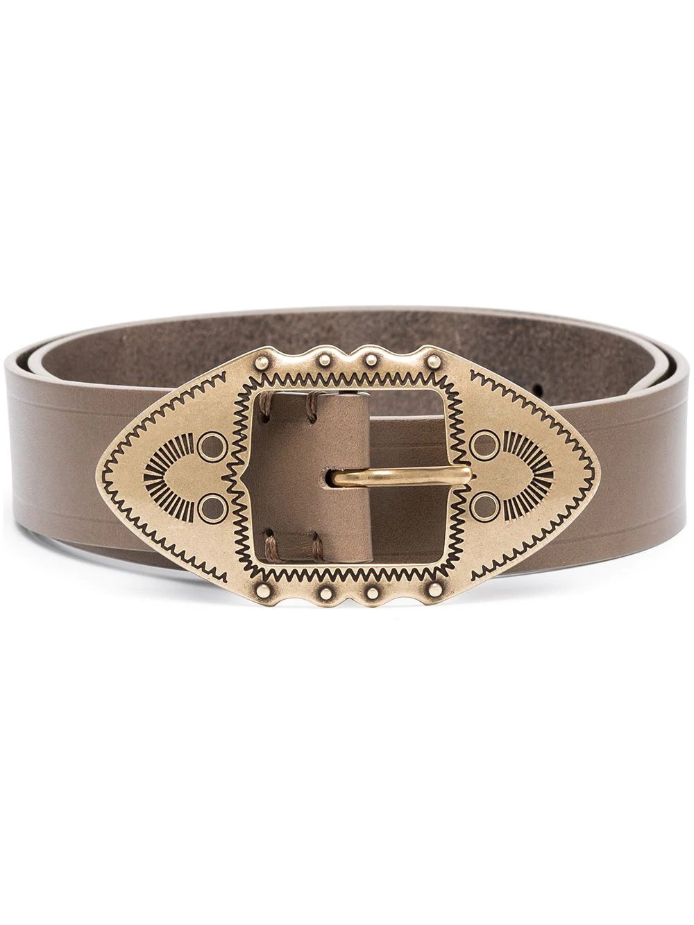 Bucky leather belt - 1