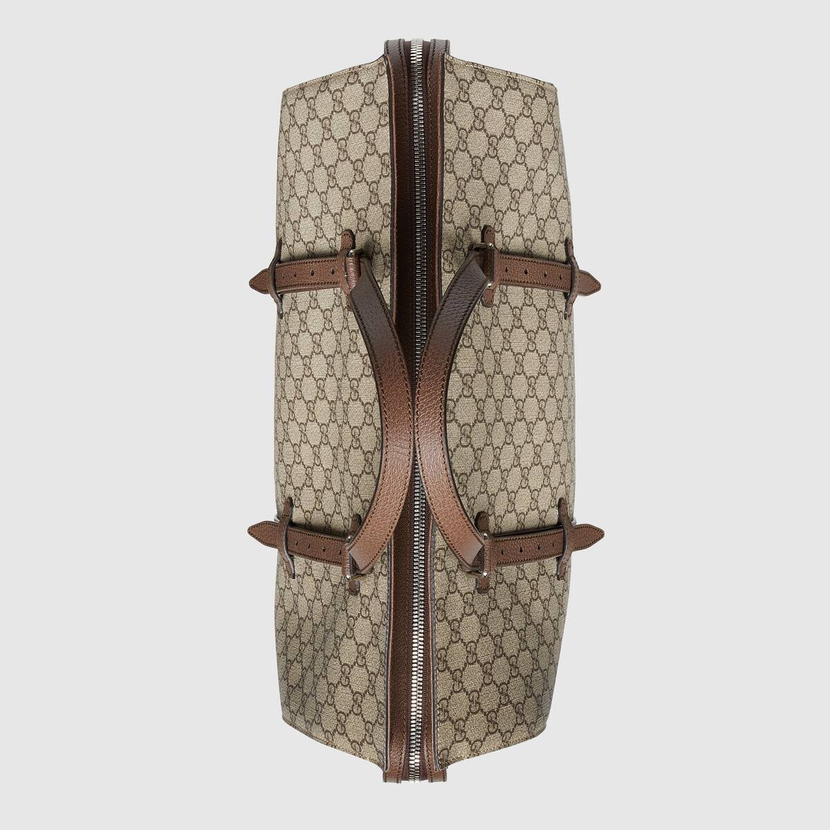 Duffle bag with leather details - 5