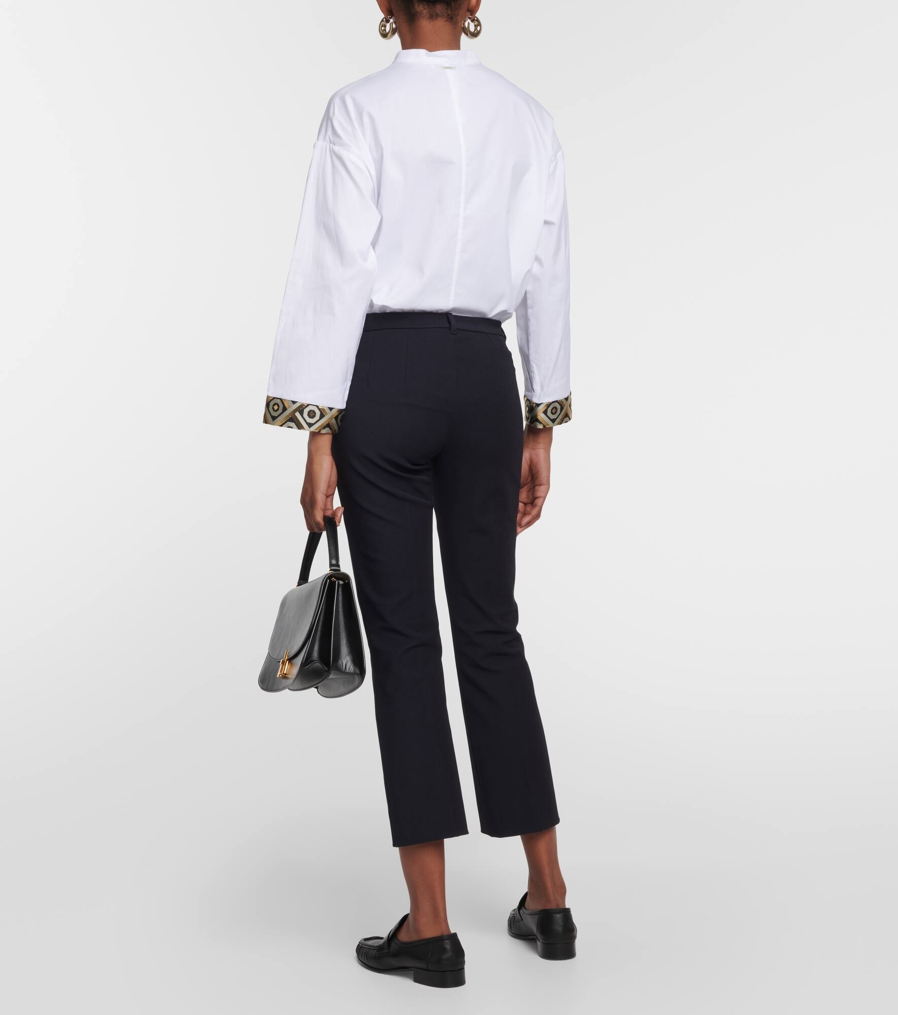 Umanita cotton-blend pants - 3