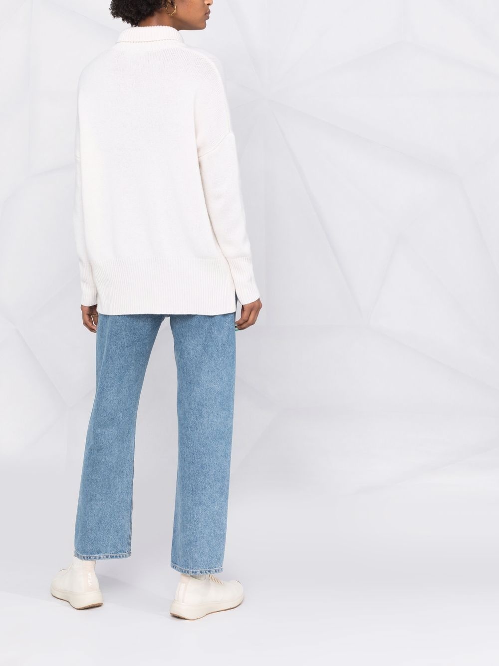 roll-neck cashmere jumper - 4