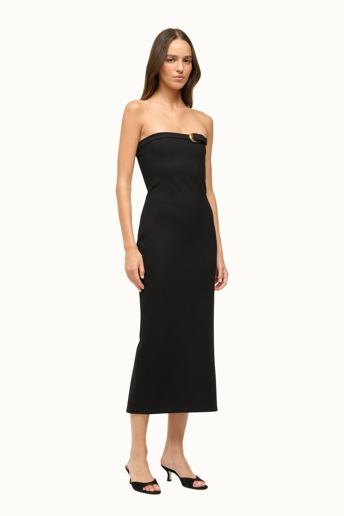 STAUD BEEKMAN DRESS BLACK - 2