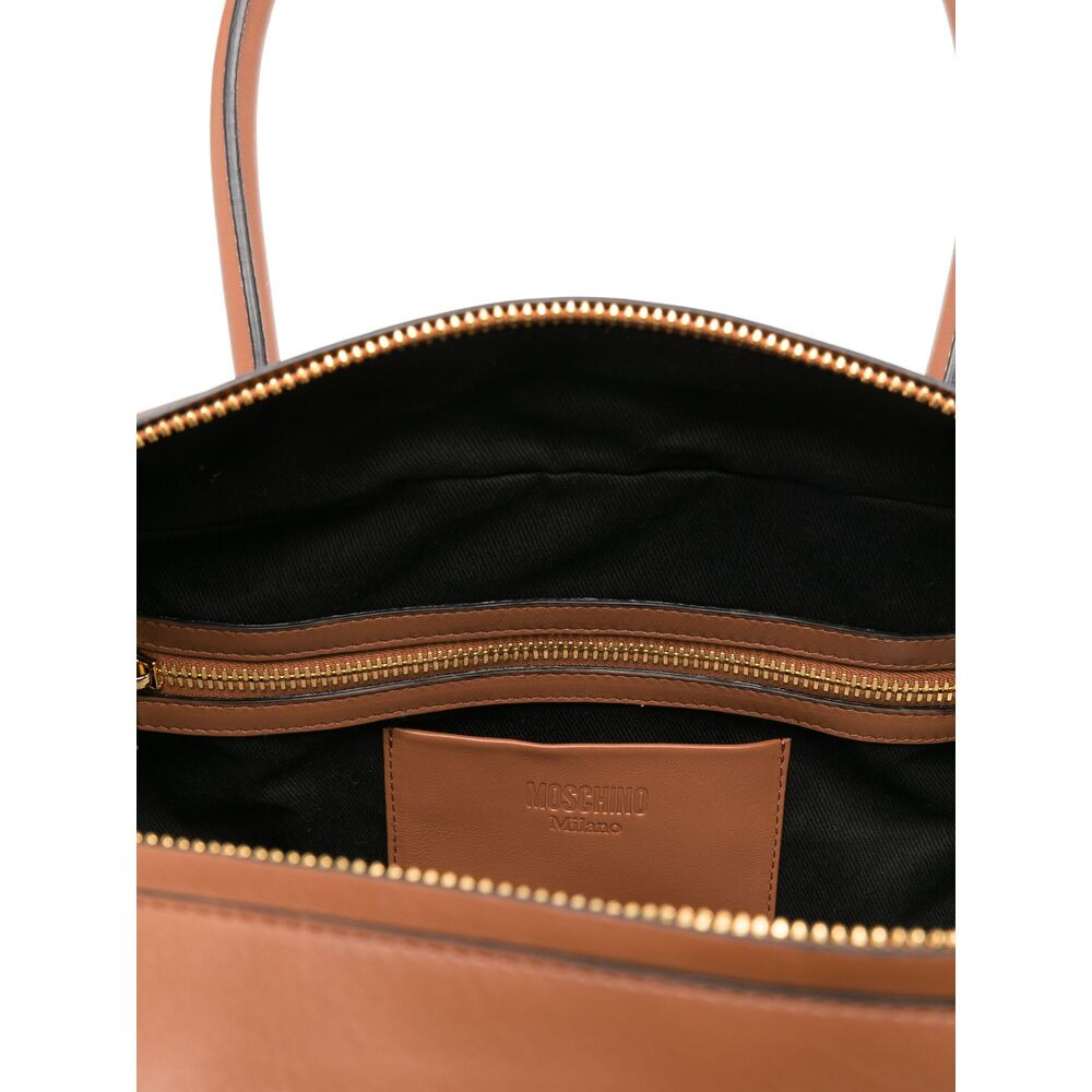 Moschino Brown Tote Bags Women - 3