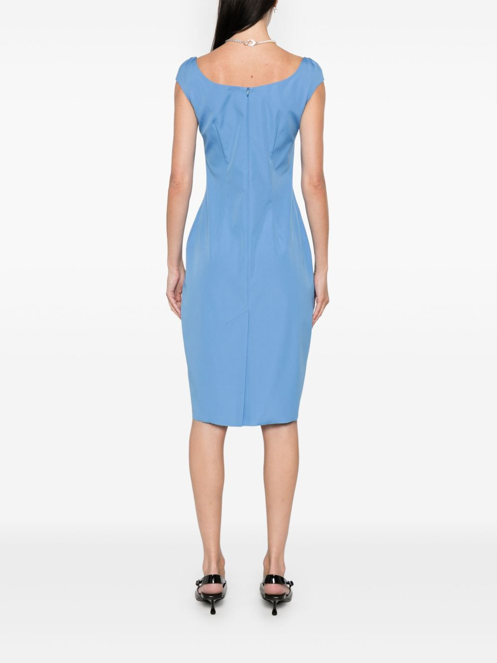 poplin mini dress - 4