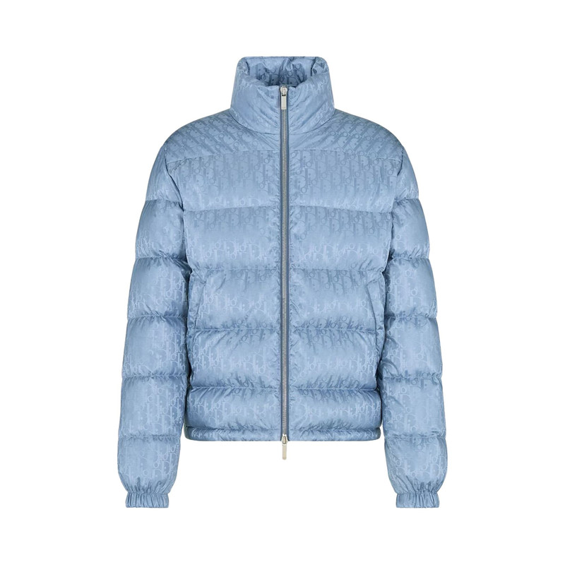 Dior Oblique Down Jacket 'Blue Technical Jacquard' 1