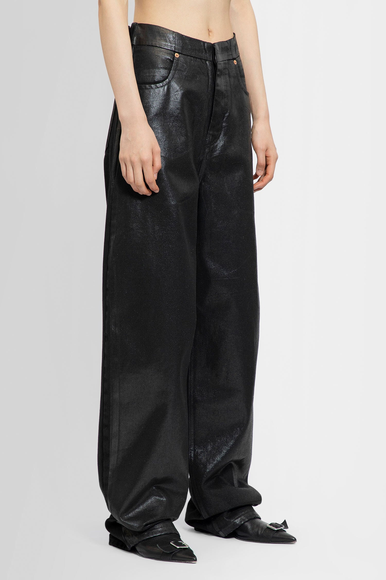 MM6 MAISON MARGIELA WOMAN BLACK JEANS - 3