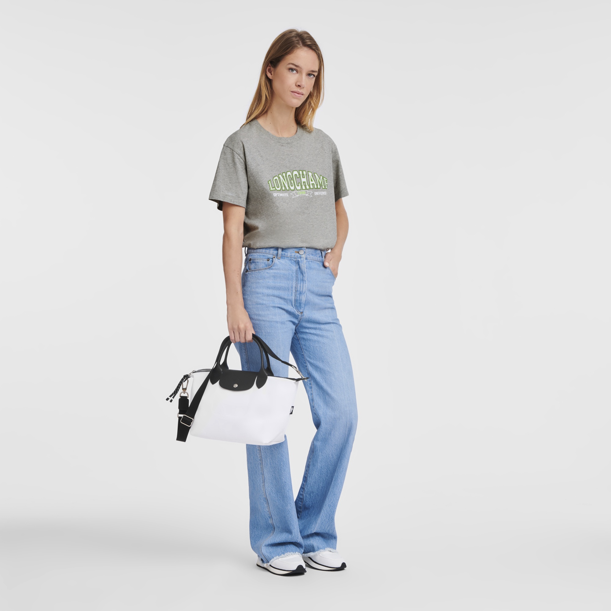 Le Pliage Energy S Handbag White - Recycled canvas - 2