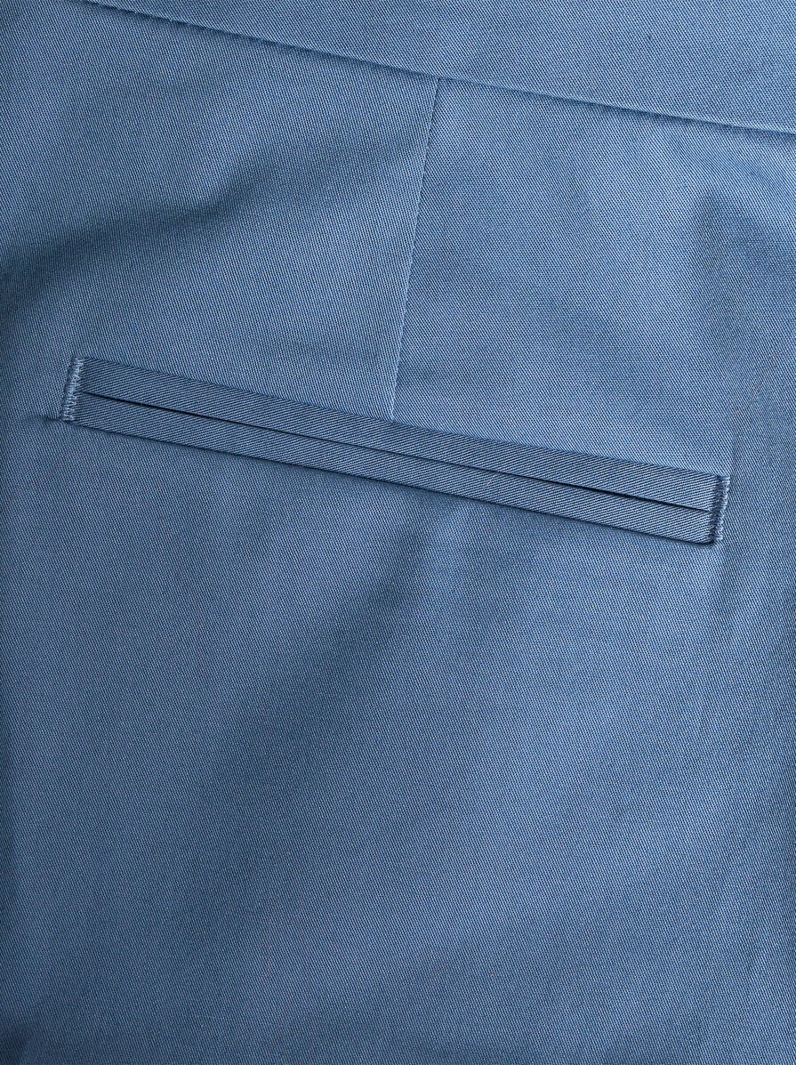 CROPPED STRETCH COTTON TROUSERS - 7