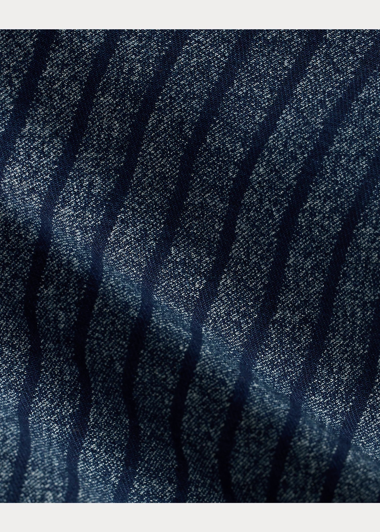 Indigo Striped Twill Overall - 5