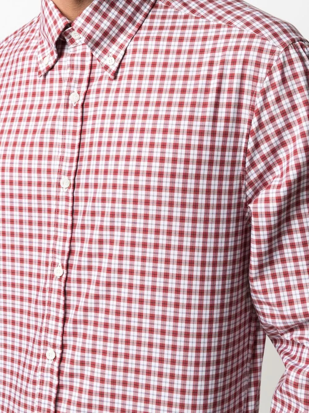 checked cotton shirt - 5