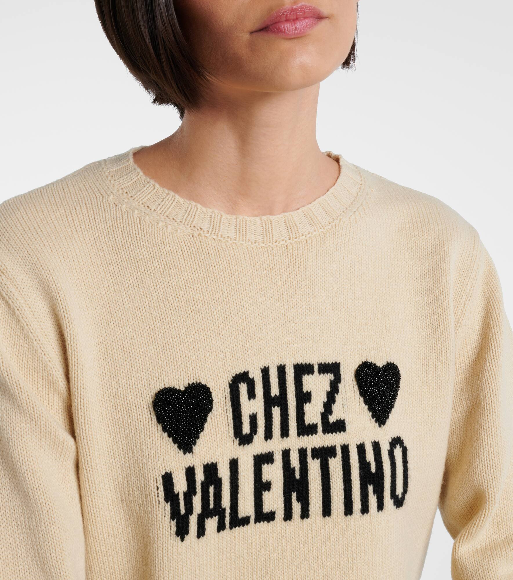 Chez Valentino virgin wool sweater - 4
