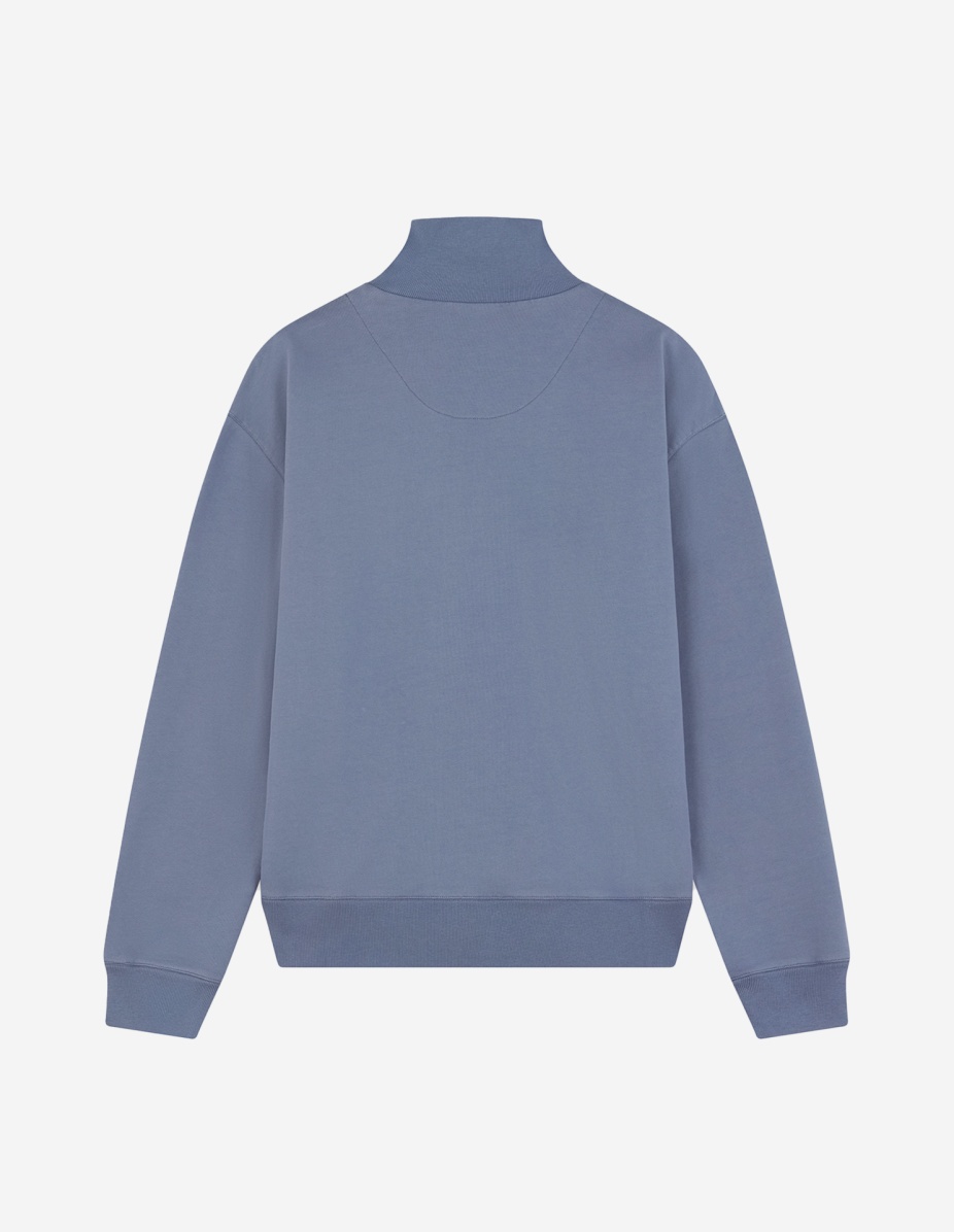 FOX HEAD PATCH COMFORT HALF ZIP SWEATSHIRT - 5