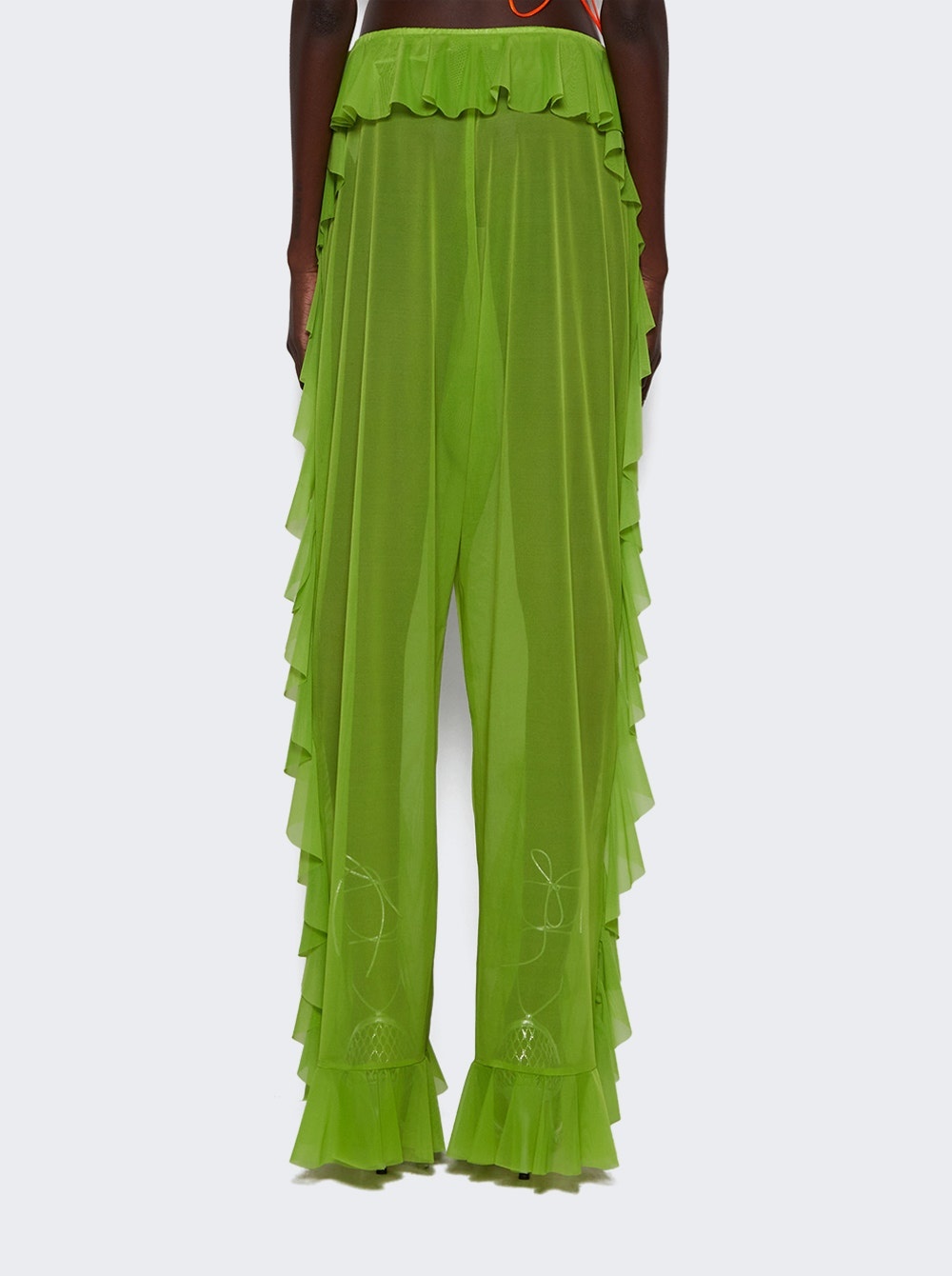 Mermaid Ruffled Pant Pistachio - 5