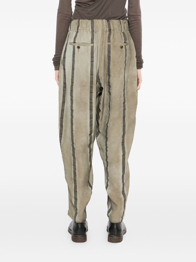 striped tapered trousers 4