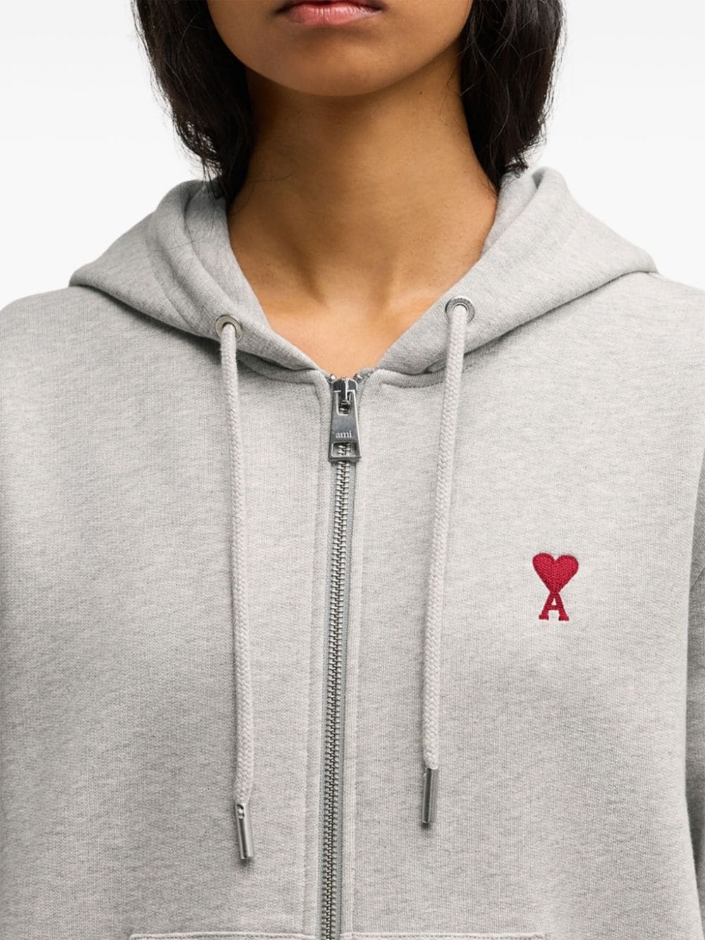 Ami de Coeur zip-up hoodie - 7