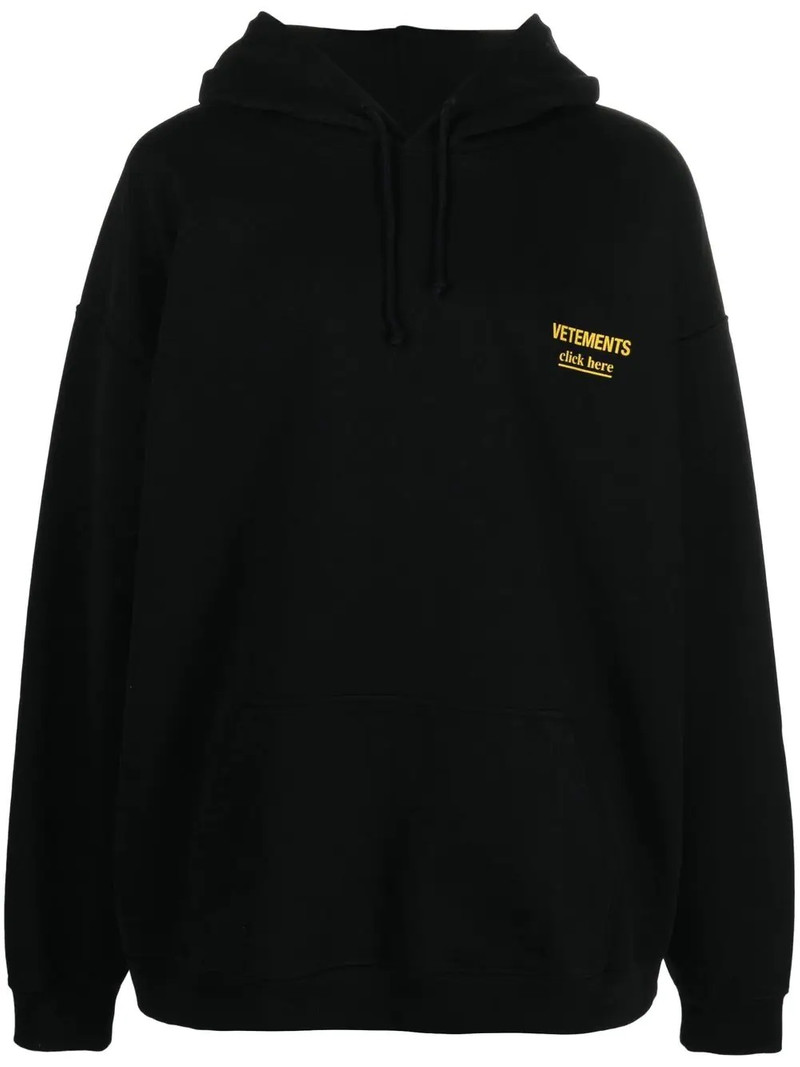 embroidered logo hoodie 1