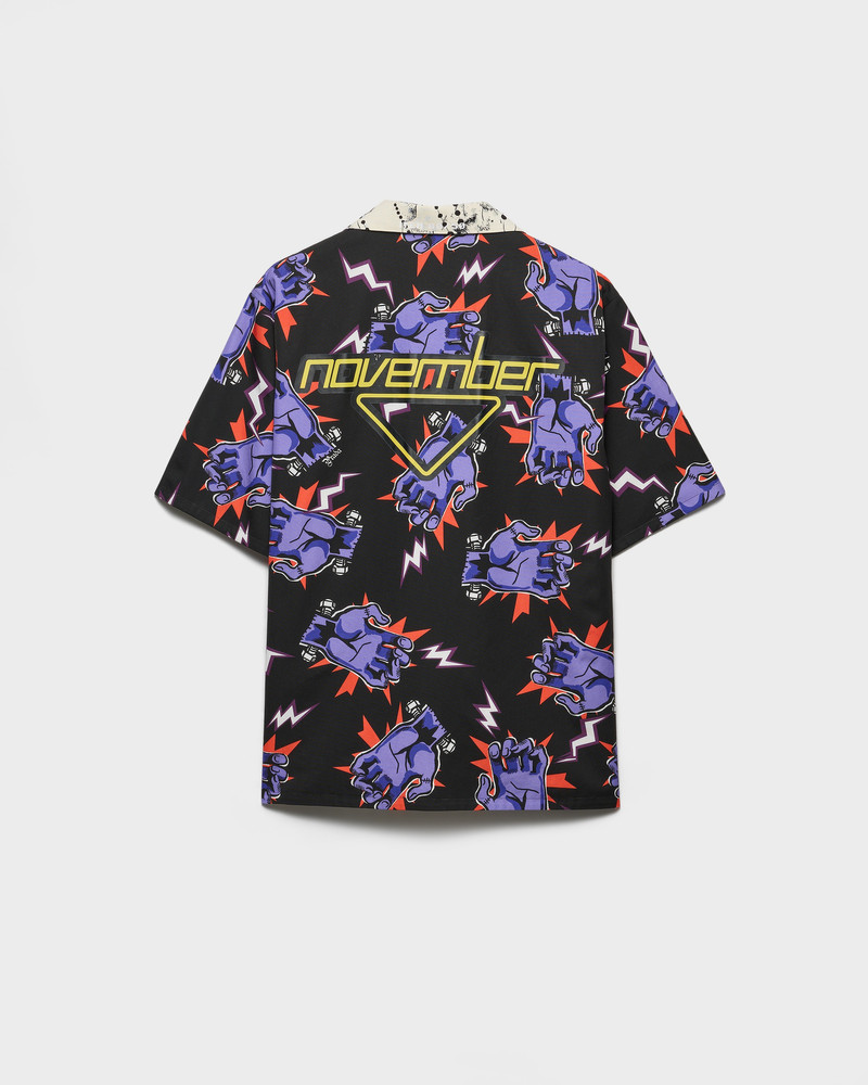 Timecapsule printed cotton shirt 6