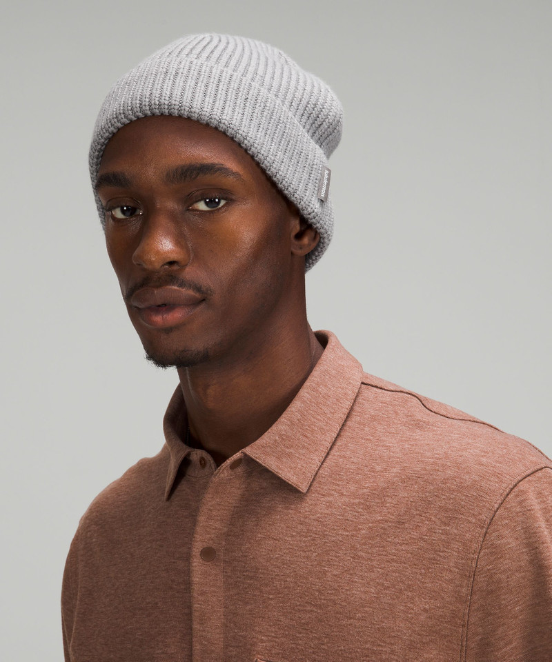 Close-Fit Wool-Blend Ribbed Knit Beanie 3