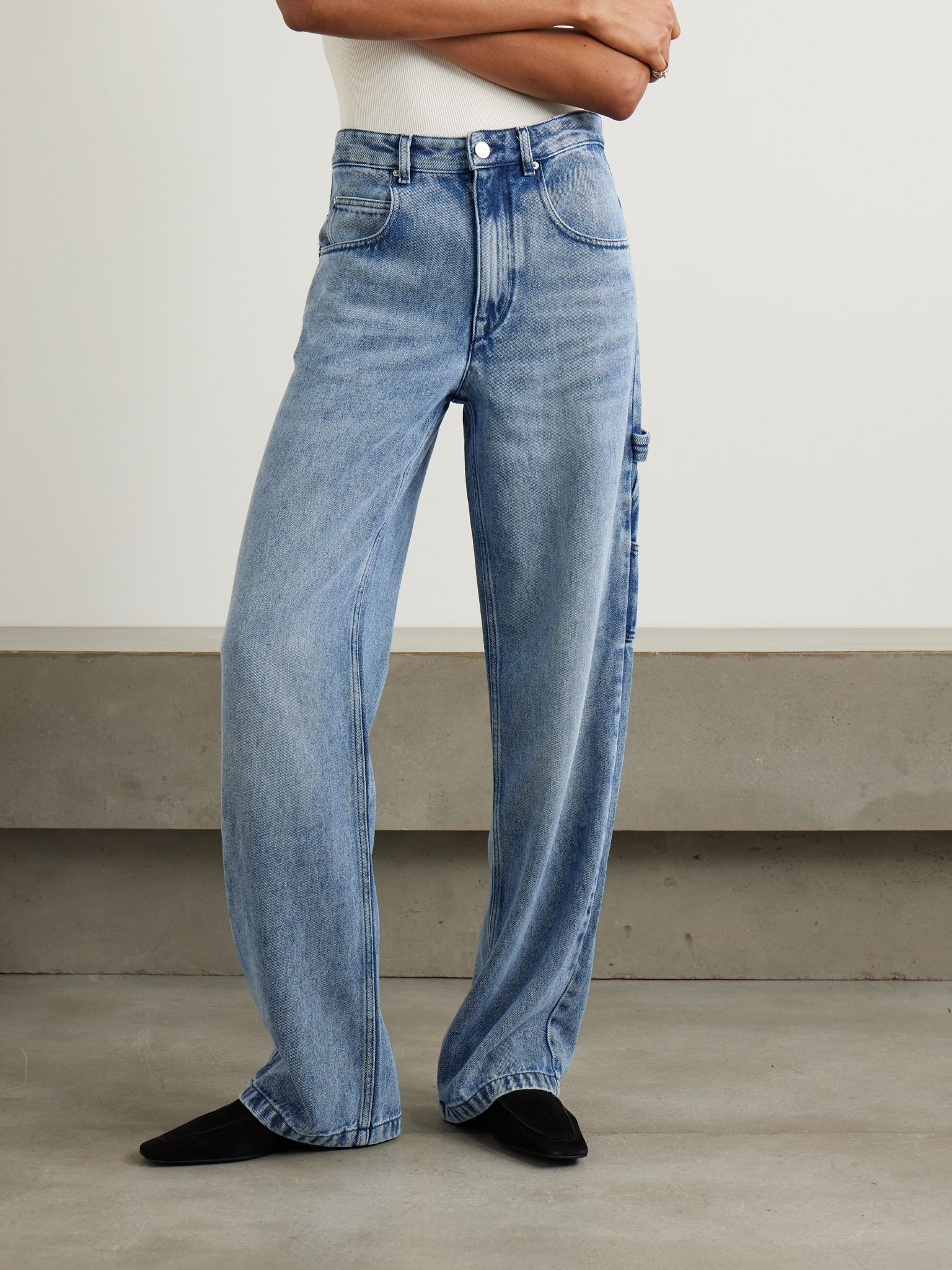 Bymara mid-rise wide-leg jeans Mid denim - 3