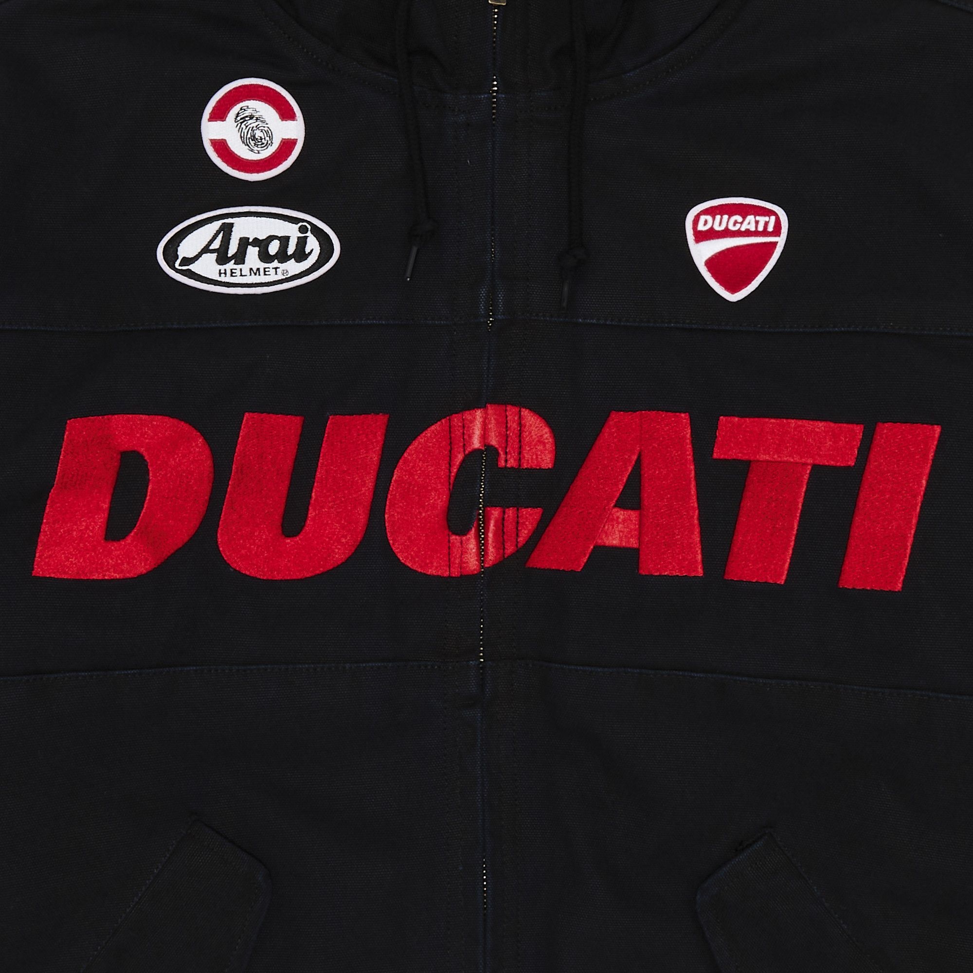 Supreme Supreme x Ducati Hooded Racing Jacket 'Black