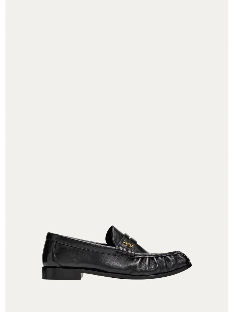 Le Leather YSL Penny Loafers - 1