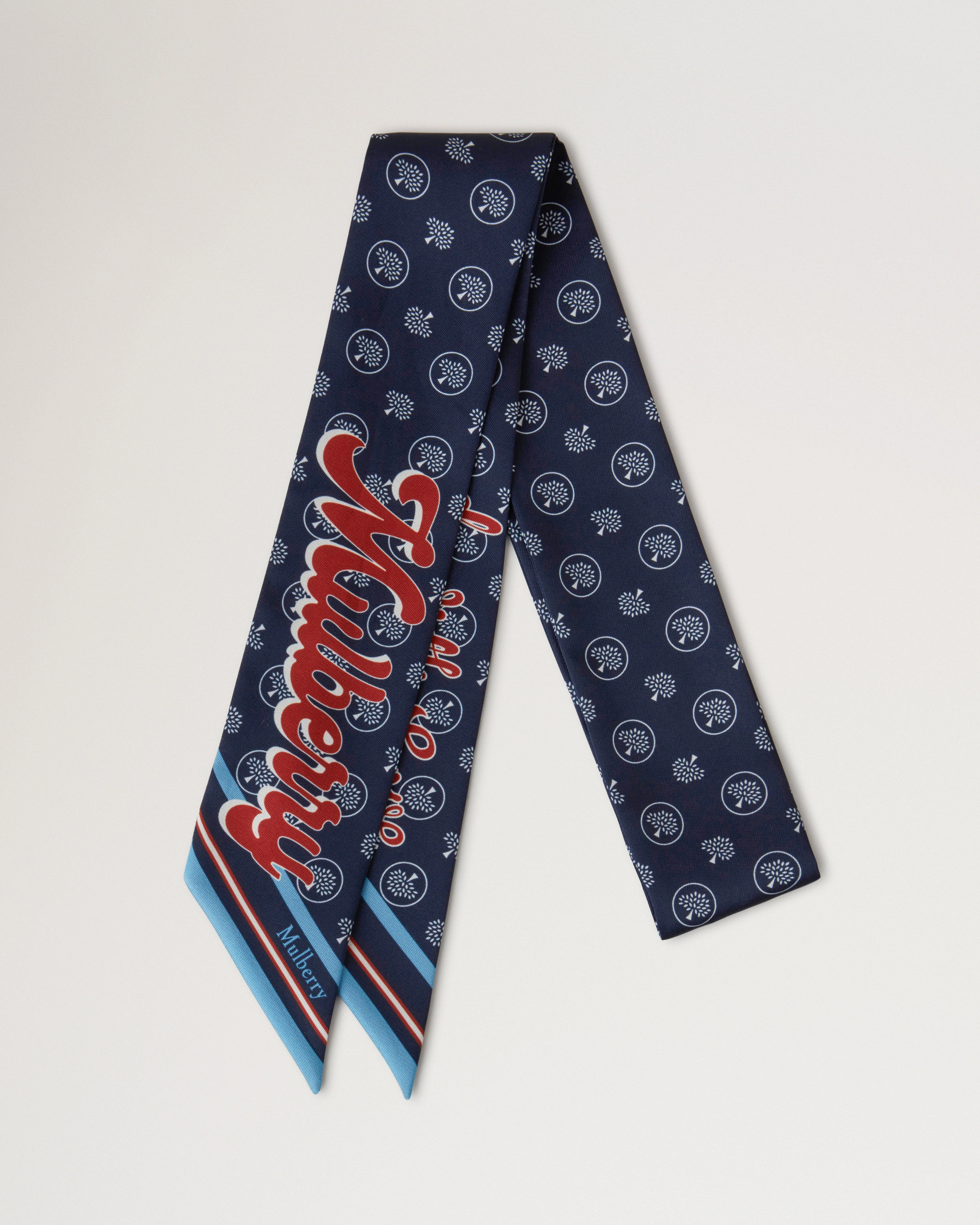 Skinny Scarf - From England with Love
Night Sky & Poplin Blue Recycled Polyester - 1