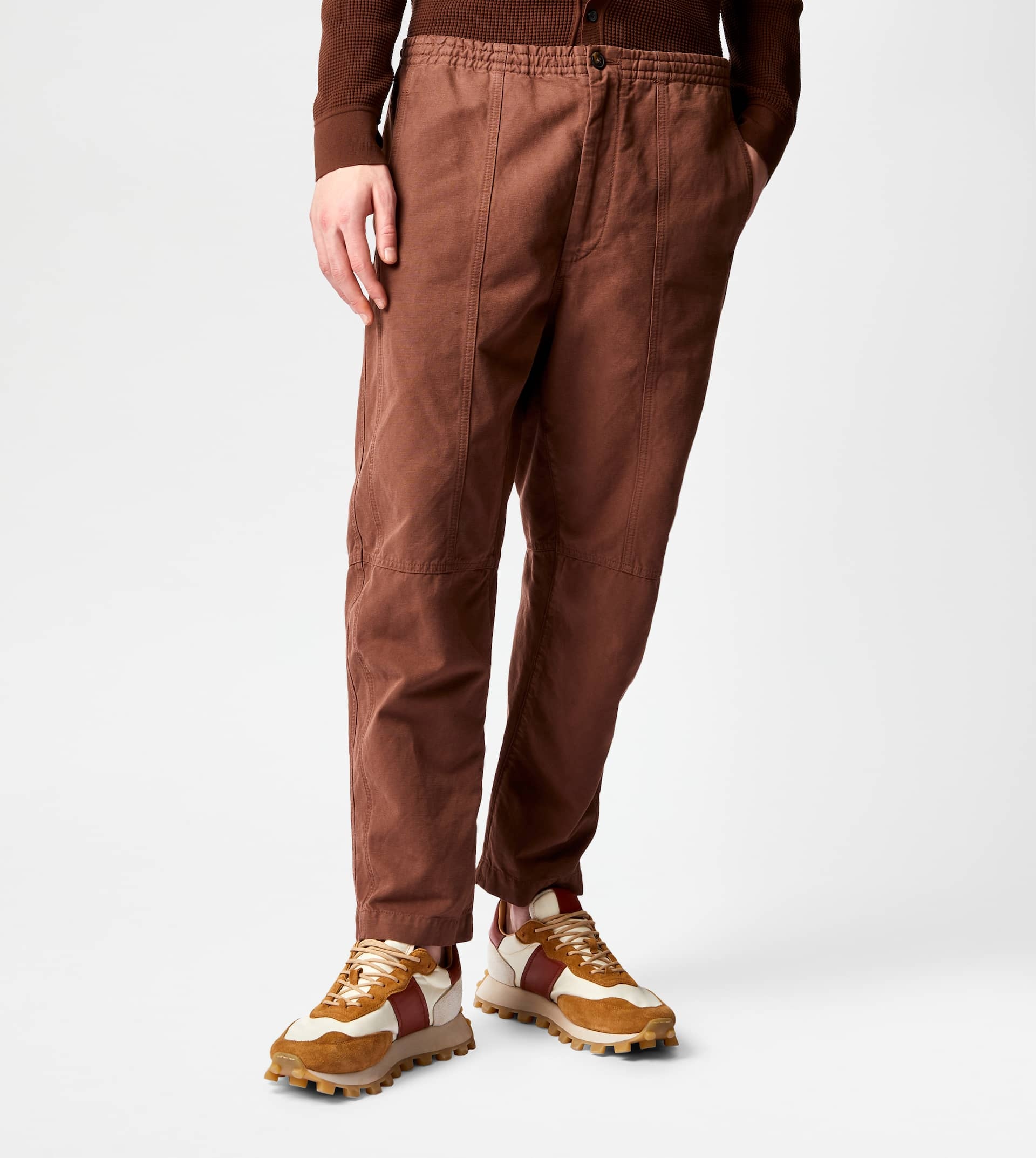 BAGGY PANTS - BROWN - 4
