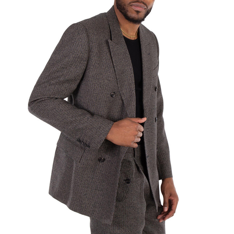 Emporio Armani Double-Breasted Wool Blazer, Brand Size 54 ( US Size 44 ) - 2