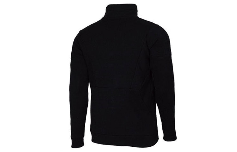 Jordan Air Jordan Half Zipper Athleisure Casual Sports Black AV2293-010 outlook