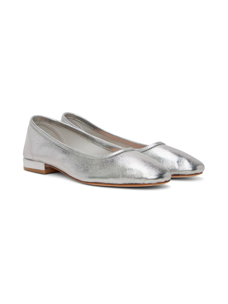Silver Serafina Ballerina Flats 4